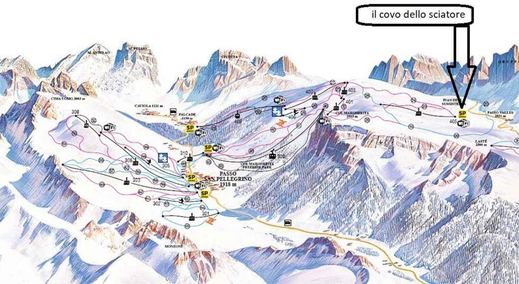 Il Covo Dello Sciatore Фалкаде Екстериор снимка